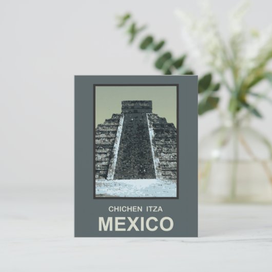 Mexico Chichen Itza Briefkaart (Staand voorkant)