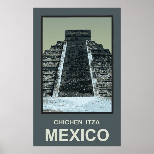 Mexico Chichen Itza Poster (Voorkant)
