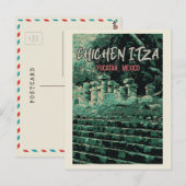 Mexico, Chichén Itzá, Yucatán, Maya ruins Briefkaa Briefkaart (Voorkant / Achterkant)