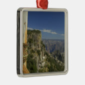 Mexico, Chihuahua, Copper Canyon. Uitzicht van Metalen Ornament (Rechts)