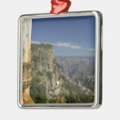 Mexico, Chihuahua, Copper Canyon. Uitzicht van Metalen Ornament (Links)