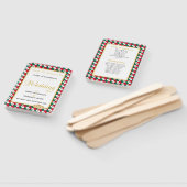 MEXICO - Christelijk aangepast weddenschap Handwaaier (Niet-gemonteerd)