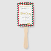 MEXICO - Christelijk aangepast weddenschap Handwaaier (Voorkant)