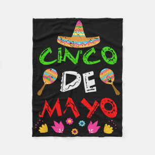 Mexico Cinco De Mayo Fleece Deken