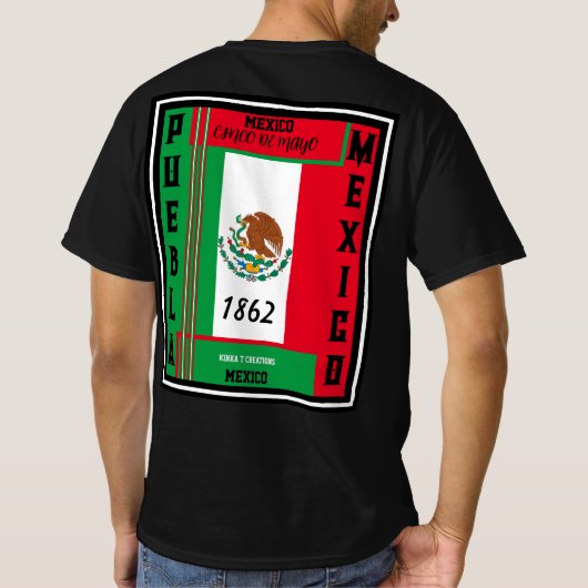Mexico - Cinco de Mayo T-shirt (Achterkant)