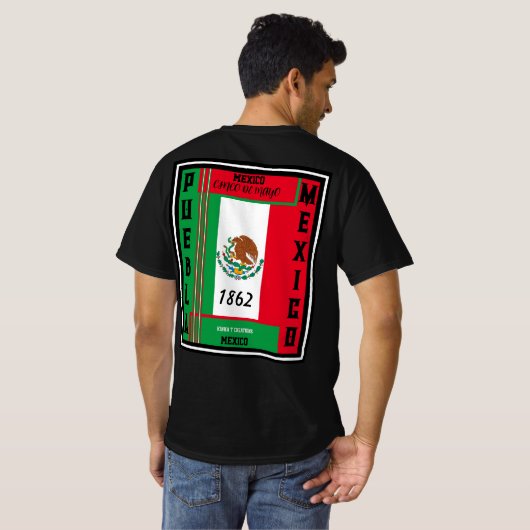 Mexico - Cinco de Mayo T-shirt (Achterkant volledig)