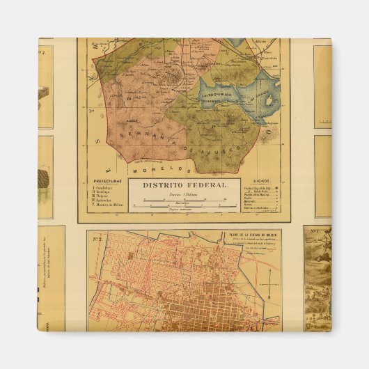 Mexico City 2 Magneet (Voorkant)