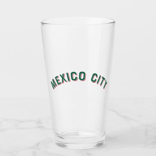 Mexico City, Arch Mexico Glas (Voorkant)