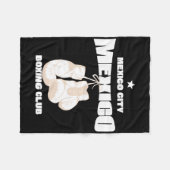 Mexico City Boxing Club Mexico - Boksen 1 Fleece Deken (Voorkant (Horizontaal))