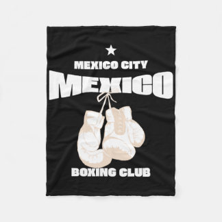 Mexico City Boxing Club Mexico - Boksen 1 Fleece Deken