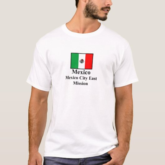 Mexico City East Mission T-Shirt (Voorkant)