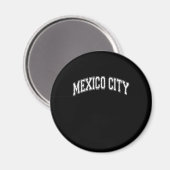 Mexico City Hoofdstad van Mexico Magneet (Voorkant / Achterkant)