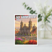 Mexico City-kathedraal Briefkaart (Staand voorkant)