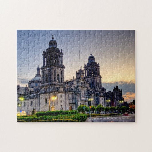 Mexico City-kathedraal Legpuzzel (Horizontaal)