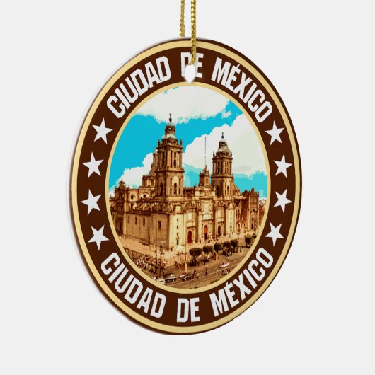 Mexico City Keramisch Ornament (Rechts)