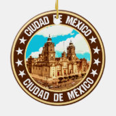 Mexico City Keramisch Ornament (Achterkant)