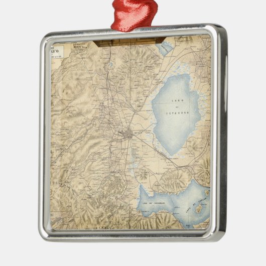 Mexico City Metalen Ornament (Links)