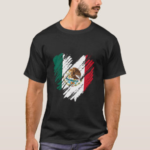Mexico City Mexicaanse Vlag Hij Mexico T-shirt