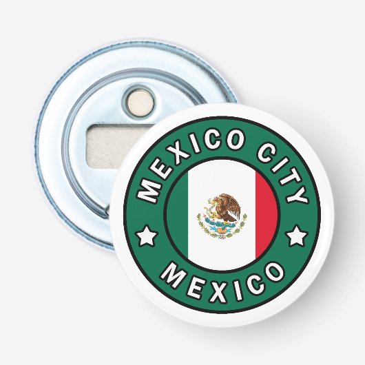 Mexico City Mexico Button Flesopener (Voorkant)