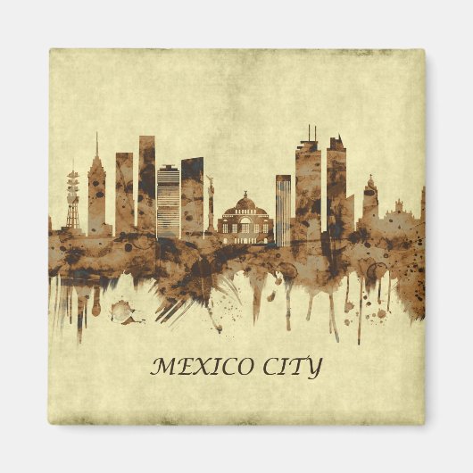 Mexico City Mexico Cityscape Magneet (Voorkant)
