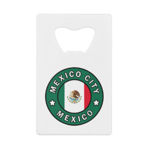 Mexico City Mexico Creditkaart Flessenopener