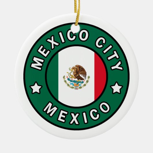 Mexico City Mexico Keramisch Ornament (Voorkant)