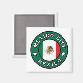 Mexico City Mexico Magneet (Voorkant / Achterkant)