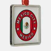 Mexico City Mexico Metalen Ornament (Rechts)