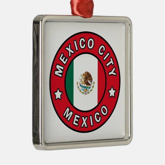 Mexico City Mexico Metalen Ornament (Rechts)