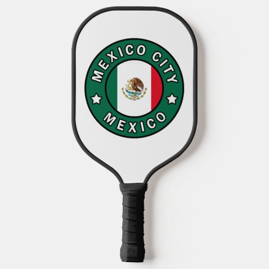Mexico City Mexico Pickleball Paddle (Achterkant)