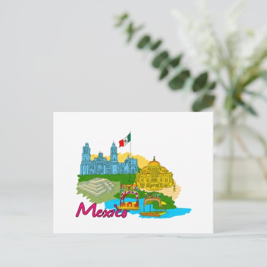 Mexico City - Mexico.png Briefkaart (Staand voorkant)