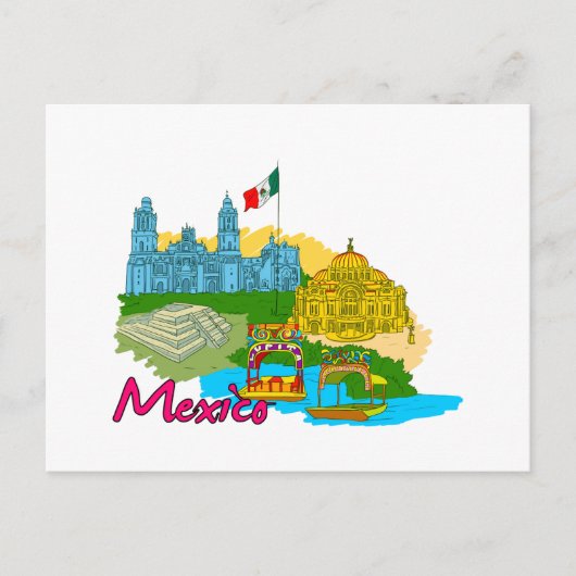 Mexico City - Mexico.png Briefkaart (Voorkant)