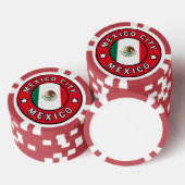 Mexico City Mexico Poker Chips (Opstapeling)