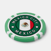 Mexico City Mexico Pokerchips (Enkel)