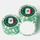 Mexico City Mexico Pokerchips (Opstapeling)
