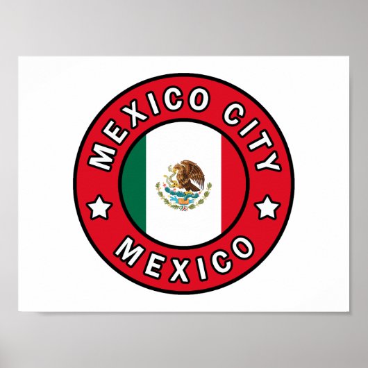 Mexico City Mexico Poster (Voorkant)