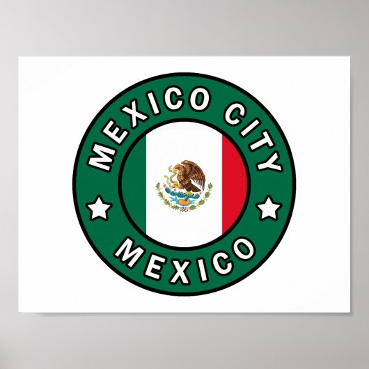 Mexico City Mexico Poster (Voorkant)