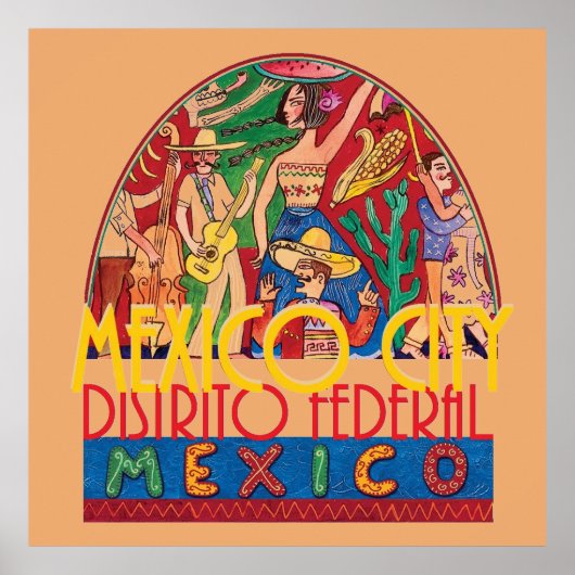 MEXICO CITY Mexico POSTER Print (Voorkant)