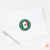 Mexico City Mexico Ronde Sticker (Envelop)