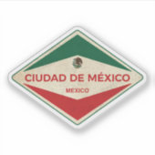 Mexico City Mexico  Sticker (Voorkant)