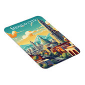 Mexico City Mexico Travel Souvenir Magneet (Rechterzijde)
