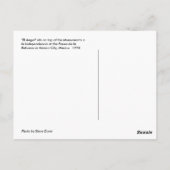 Mexico City Paseo de la Reforma Briefkaart (Achterkant)