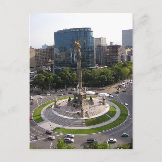 Mexico City Paseo de la Reforma Briefkaart (Voorkant)