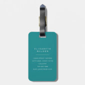 Mexico City Reis Bagage Labels (Achterkant verticaal)
