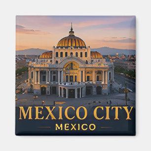 ✈️ Mexico City Reis Cadeau 🌵 Magneet