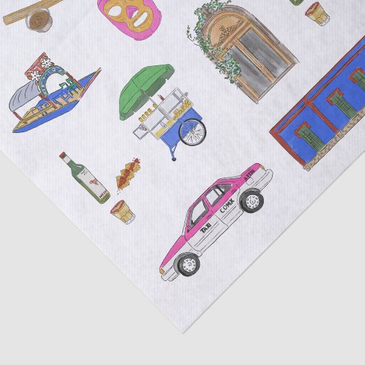 Mexico City Tissuepapier (Detail)