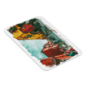 Mexico City Uitzicht CDMX Retro Vintage Reizen Magneet (Rechterzijde)