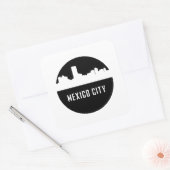 MEXICO-CITY VIERKANTE STICKER (Envelop)