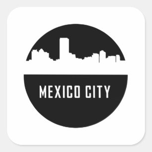 MEXICO-CITY VIERKANTE STICKER