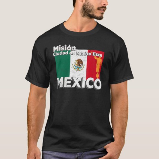 Mexico Ciudad de Mexico East Este LDS Mission Miss T-shirt (Voorkant)